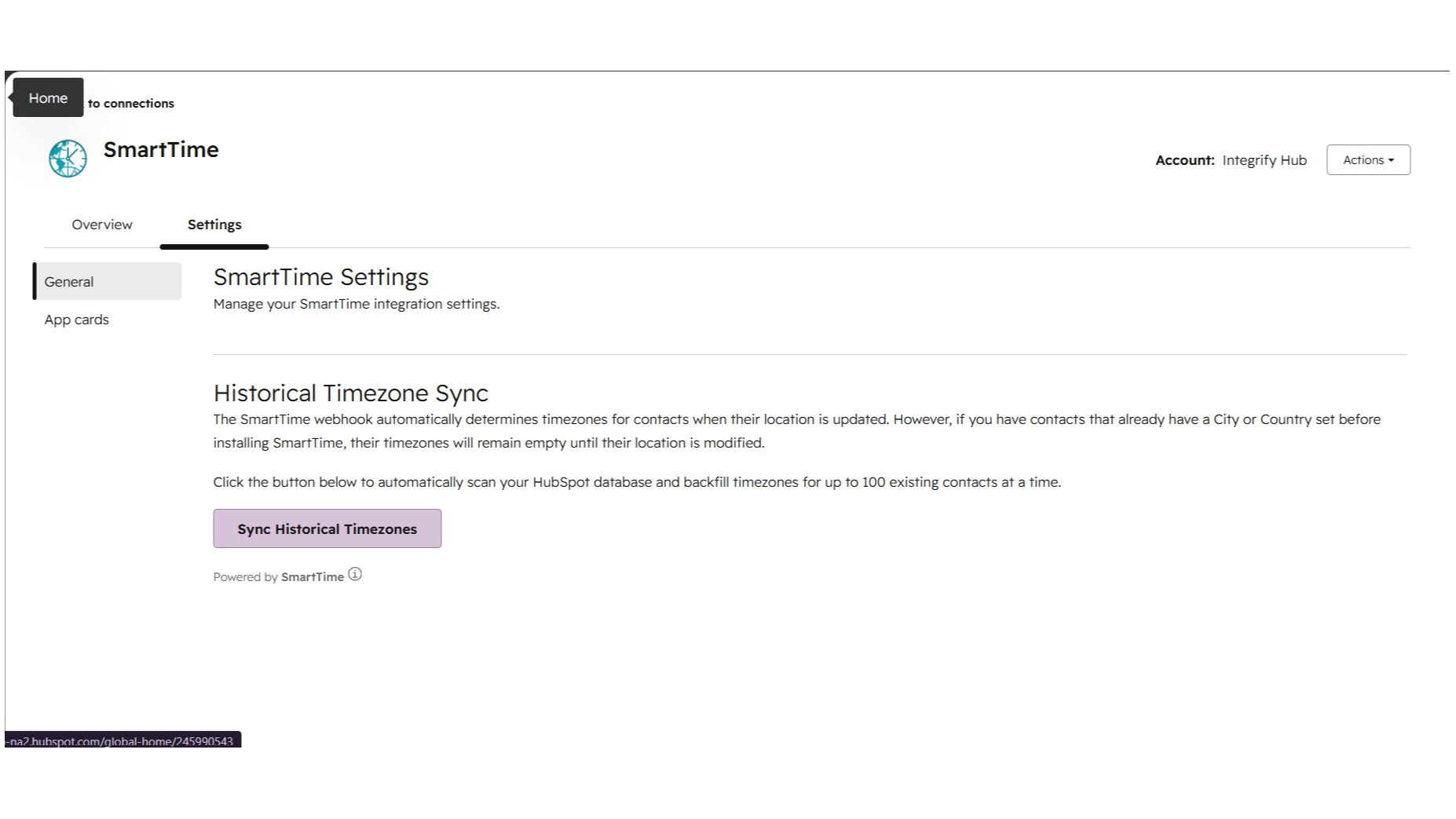 Historical Timezone Sync